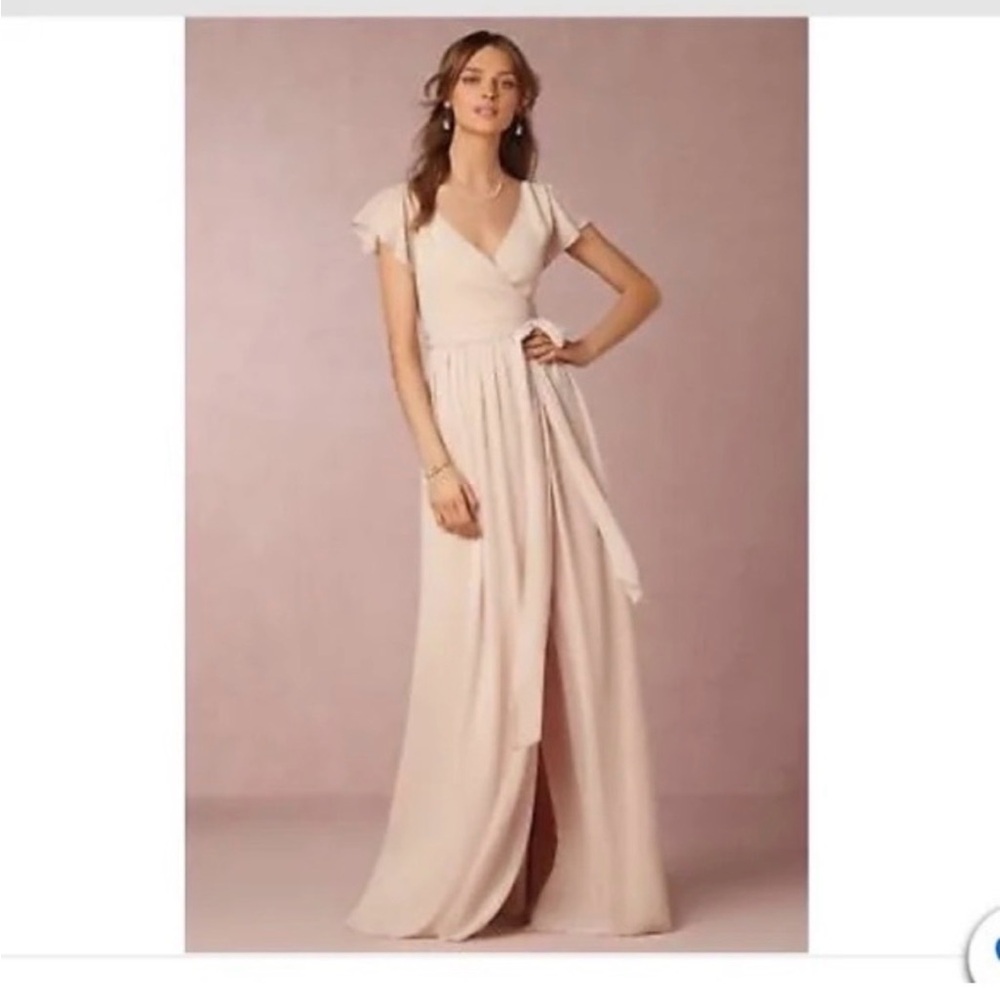 Ceremony by Joanna August BLACK chiffon gown